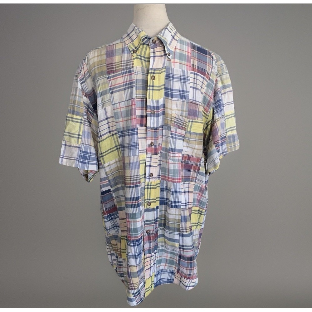 Brooks‎ Brothers Shirt Madras Patchwork plaid